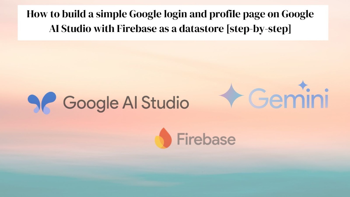 Google AI Studio basic login app with Firebase Firestore database Google AI Studio basic login app with Firebase Firestore database