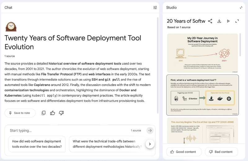 NotebookLM generated slide deck