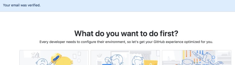 Github Email verified Your Github email is verified