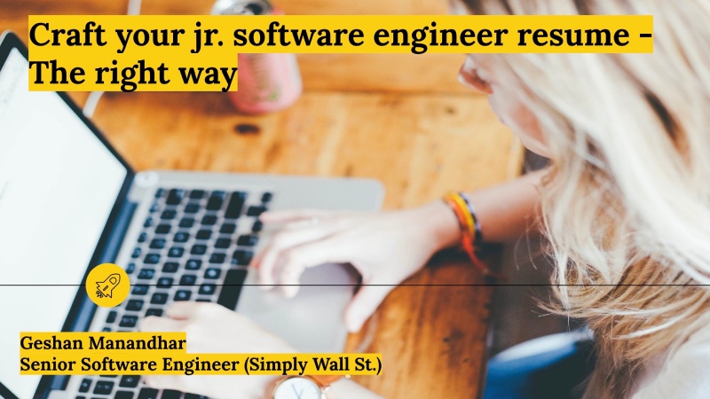 How to write an impressive junior software engineer resume How to write an impressive junior software engineer resume