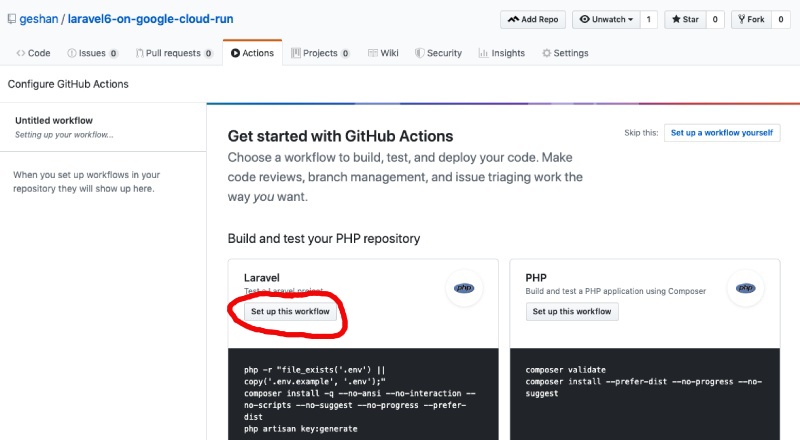 Click Actions tab to view options
