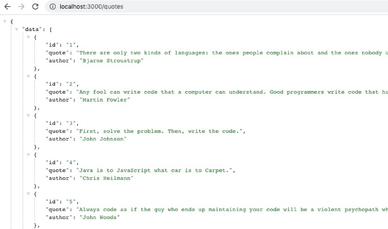 Quotes on page 1