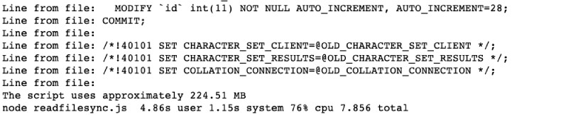 Read file line by line with Node.js using fs.readfilesync Read file line by line with Node.js using fs.readfilesync