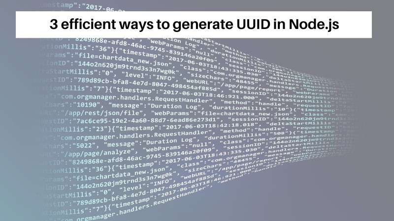 How to generate UUID with Node.js How to generate UUID with Node.js