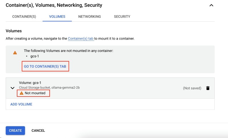 Cloud Run GCS volume linked but not mounted Cloud Run GCS volume linked but not mounted