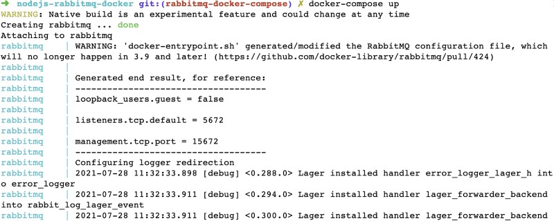 Run RabbitMQ with Docker and Docker compose Run RabbitMQ with Docker and Docker compose