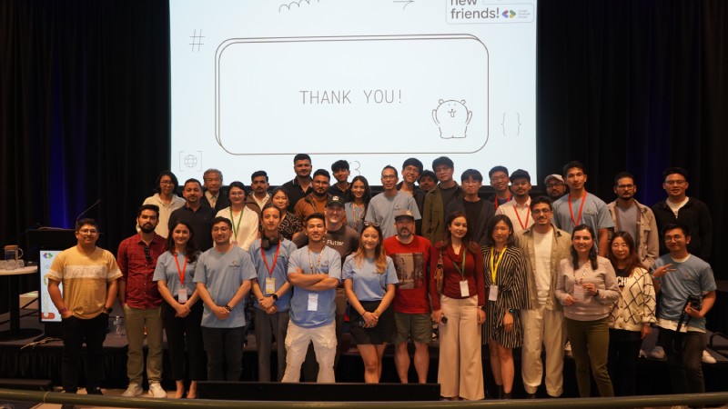 One highlight of many tech community activities, the photo is from DevFest Sydney 2024 One highlight of many tech community activities, the photo is from DevFest Sydney 2024