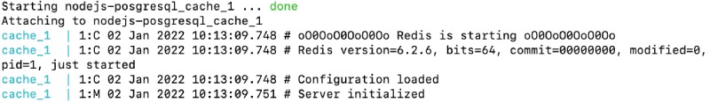 Run only Redis with docker-compose - output Run only Redis with docker-compose - output
