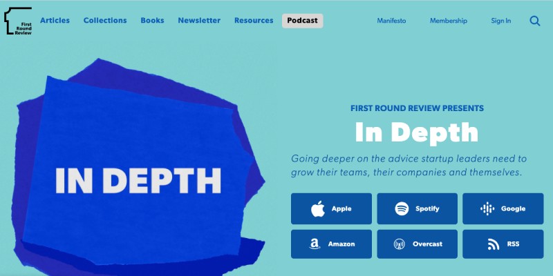 In Depth Podcast by First Round has stellar team building suggestions very useful for software engineers In Depth Podcast by First Round has stellar team building suggestions very useful for software engineers