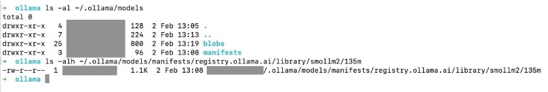 Ollama stores models at ~/.ollama/models Ollama stores models at ~/.ollama/models